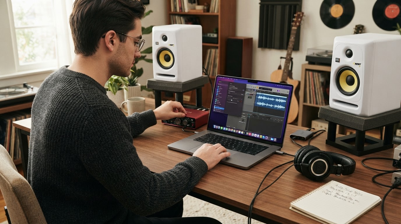 Editorial illustration for blackhole audio mac.