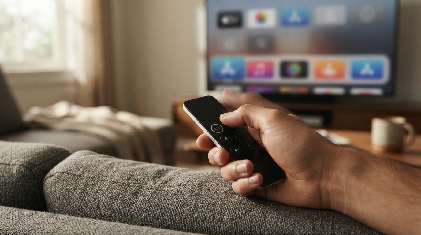 Editorial illustration for how to close apps on apple tv.